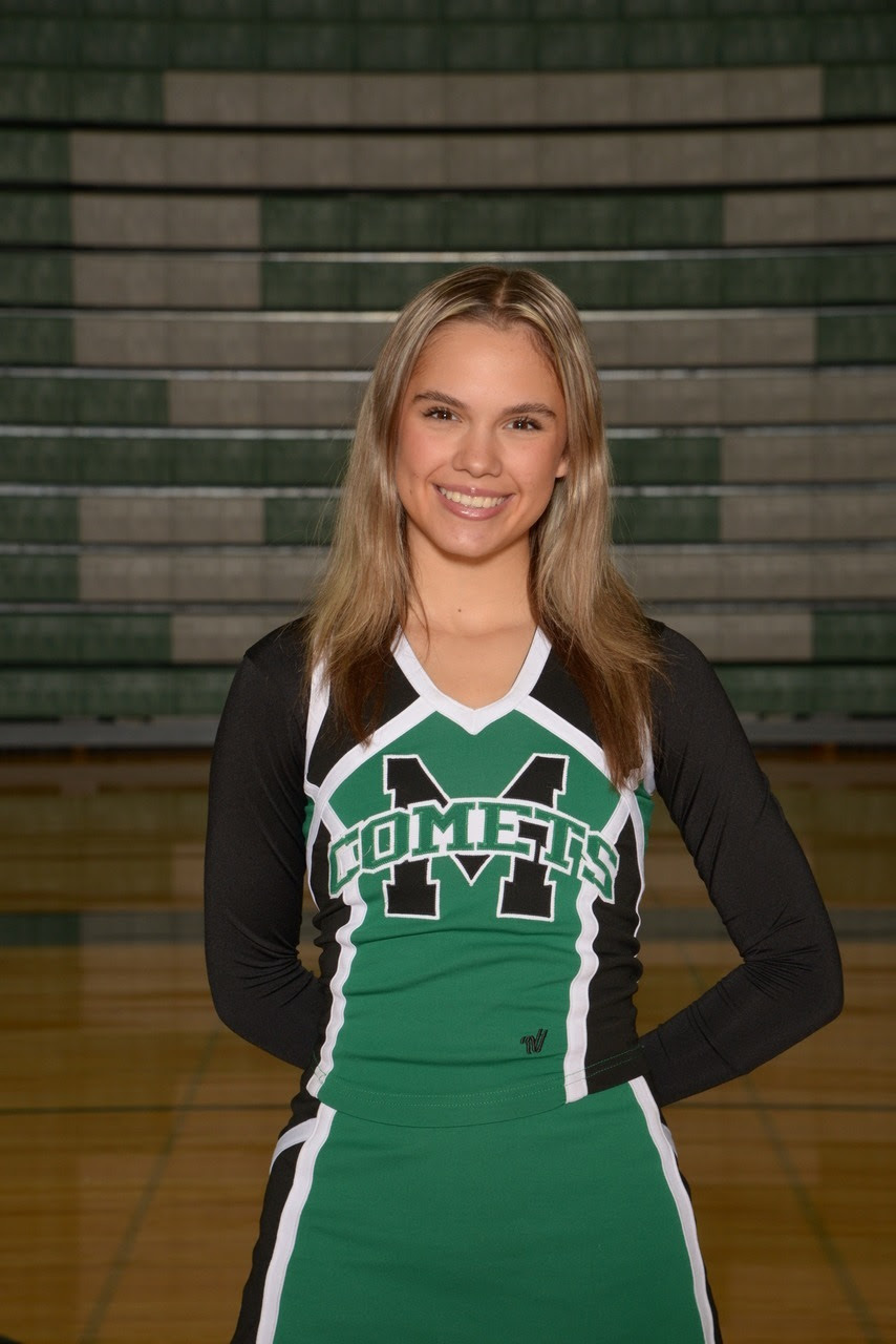 Ella is a junior on the Mason Winter Cheer Team.